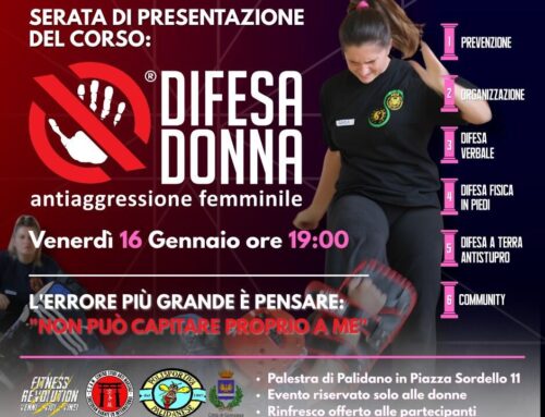 Seminario Gratuito Difesa Donna a Palidano (Mantova)