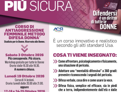 Corso di antiaggressione femminile a Sesto San Giovanni (Milano)