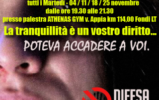 Corso -Base-Difesa-Donna-Fondi-Latina